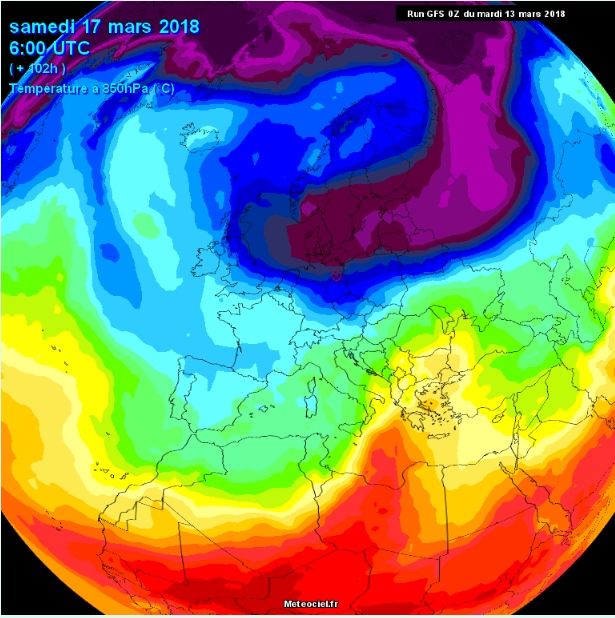 Otra Irrupción De Aire Siberiano En Parte De Europa