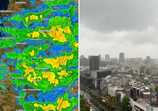 Nuevo frente dejar&aacute; hasta 15 mm en Santiago el viernes: prev&eacute;n que el peak de la lluvia se producir&aacute; entre estas horas