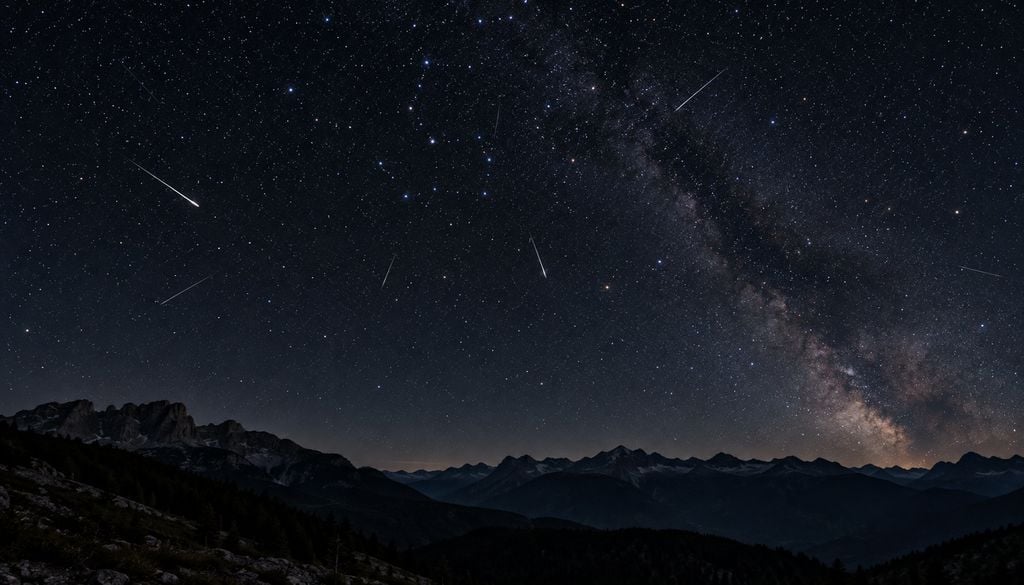 Le Draconidi sembrano irradiarsi dalla costellazione del Drago, alta nel cielo settentrionale.
