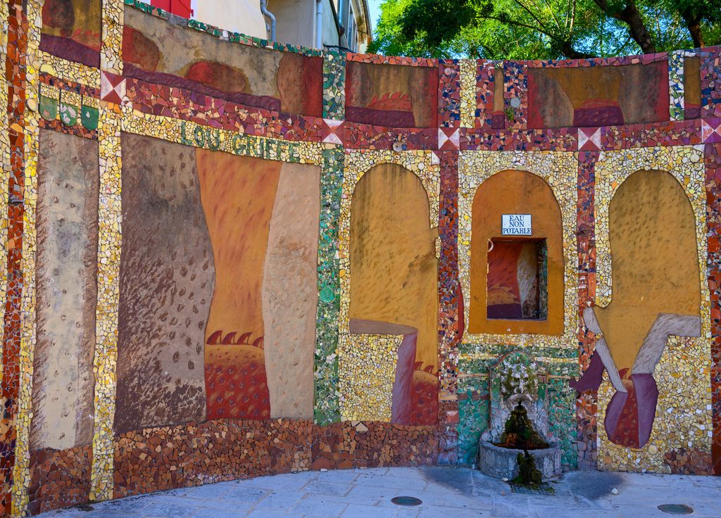 La fontaine de Saint-Quentin-la-Poterie.