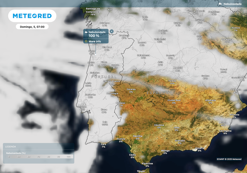 Nebulosidade deverá aumentar durante o fim-de-semana em Portugal Continental. Nebulosidade deverá aumentar durante o fim-de-semana em Portugal Continental.