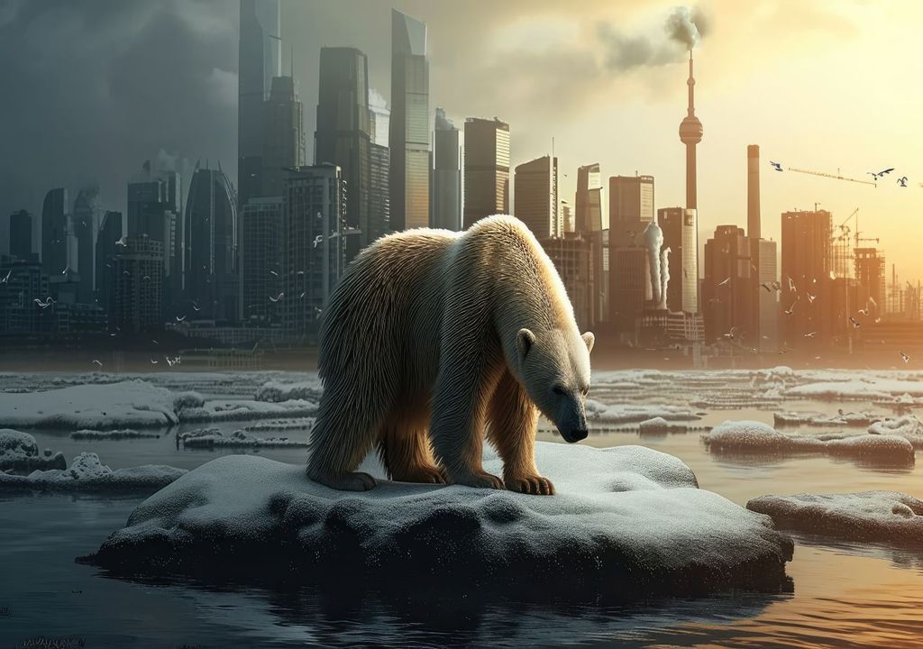 cambio climático, oso polar, IA