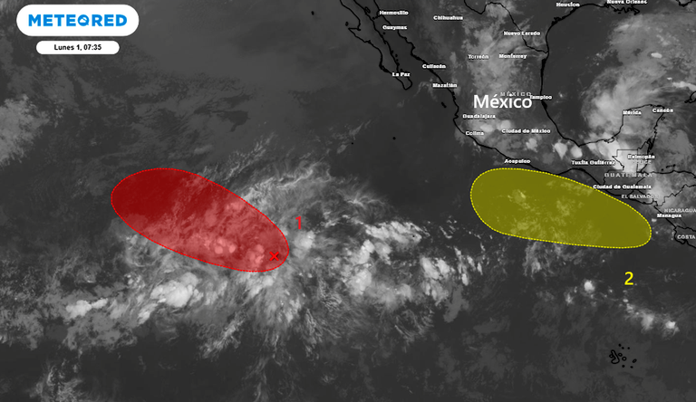 El tiempo tropical en el Pac&iacute;fico Nororiental: dos sistemas tropicales son vigilados por el NHC &iquest;Amanda a la vista?