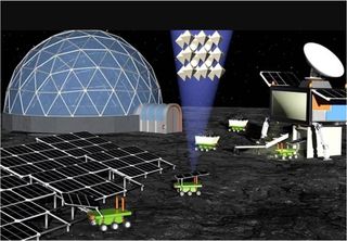Painéis feitos com poeira lunar podem gerar energia para futuras explorações na Lua