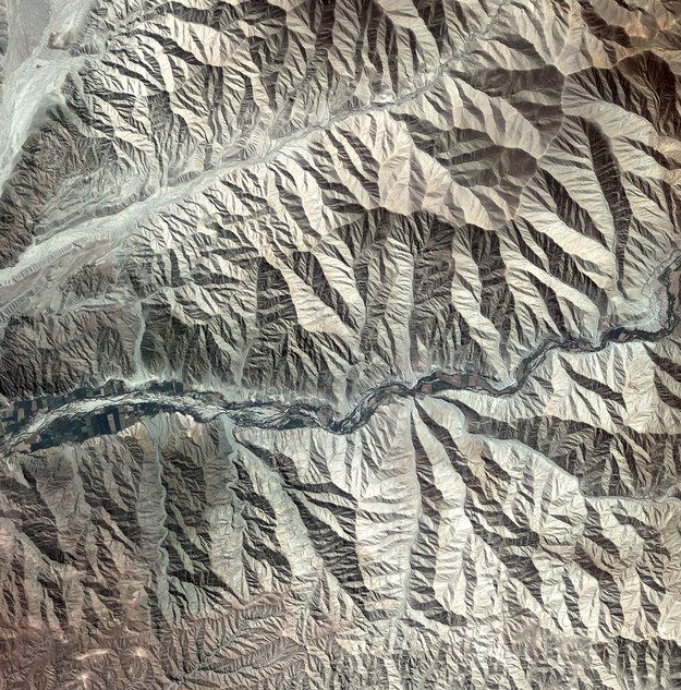 Imagen tomada el 4 de mayo de 2011 por el satélite Kompsat-2 del KARI Imagen tomada el 4 de mayo de 2011 por el satélite Kompsat-2 del KARI