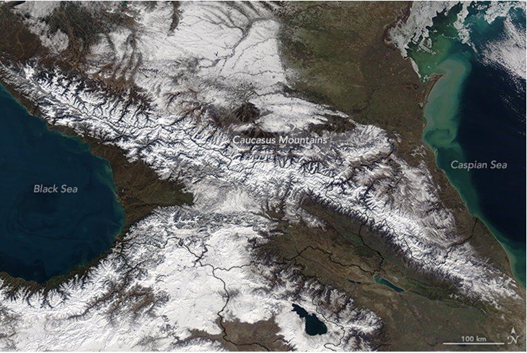 Paisajes Nevados Del Invierno En Rusia