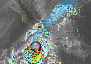 Pamela se fortalecerá a huracán acercándose a México