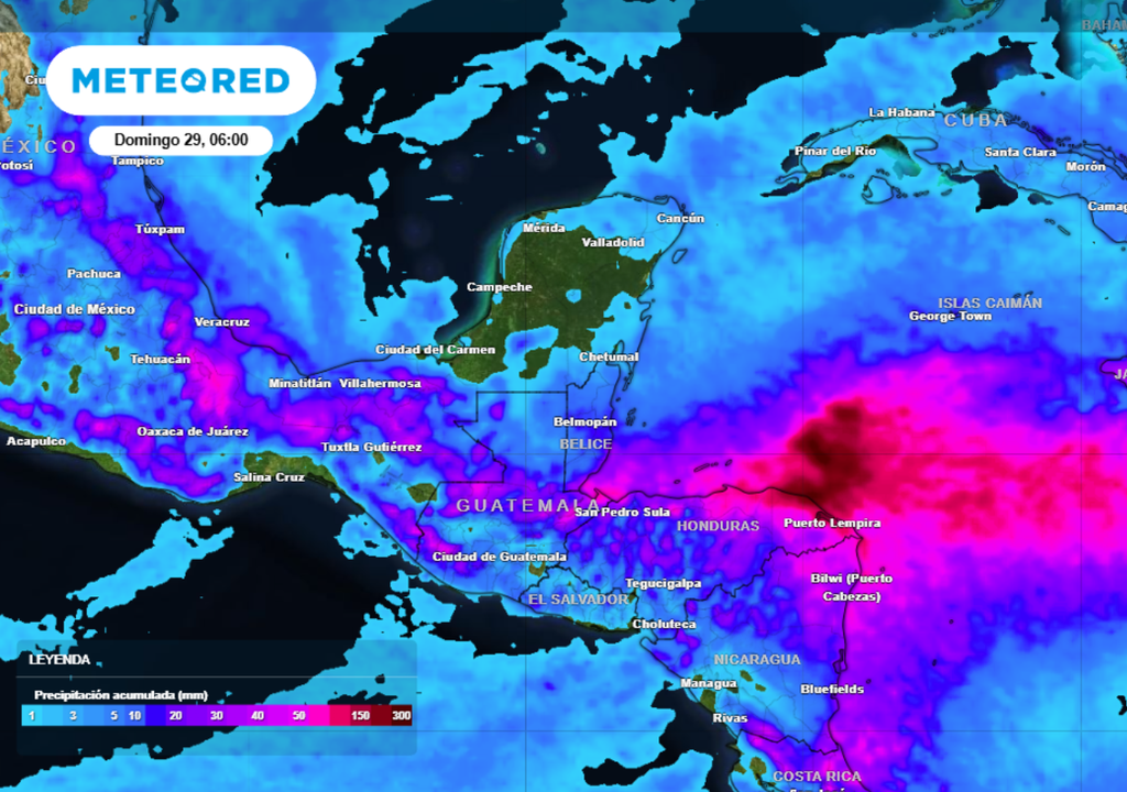 Probabilidad de lluvias para la Semana Santa en la Península de Yucatán.
