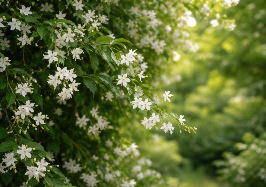 enredadera Las plantas trepadoras permiten cubrir paredes, cercos y pérgolas con vegetación, aportando sombra, color y refugio para aves e insectos polinizadores.