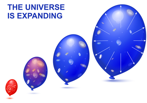 Hacia dónde se está expandiendo el Universo?