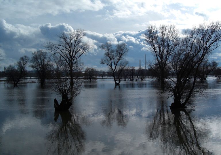 Río desbordado Río desbordado