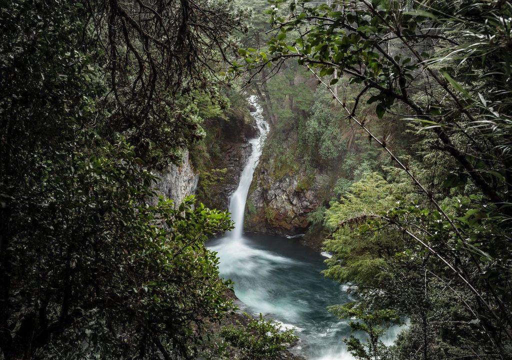 Cascada Los Alerces, Parque Nacional Nahuel Huapi, Río Negro. | Foto: Leo Ridano