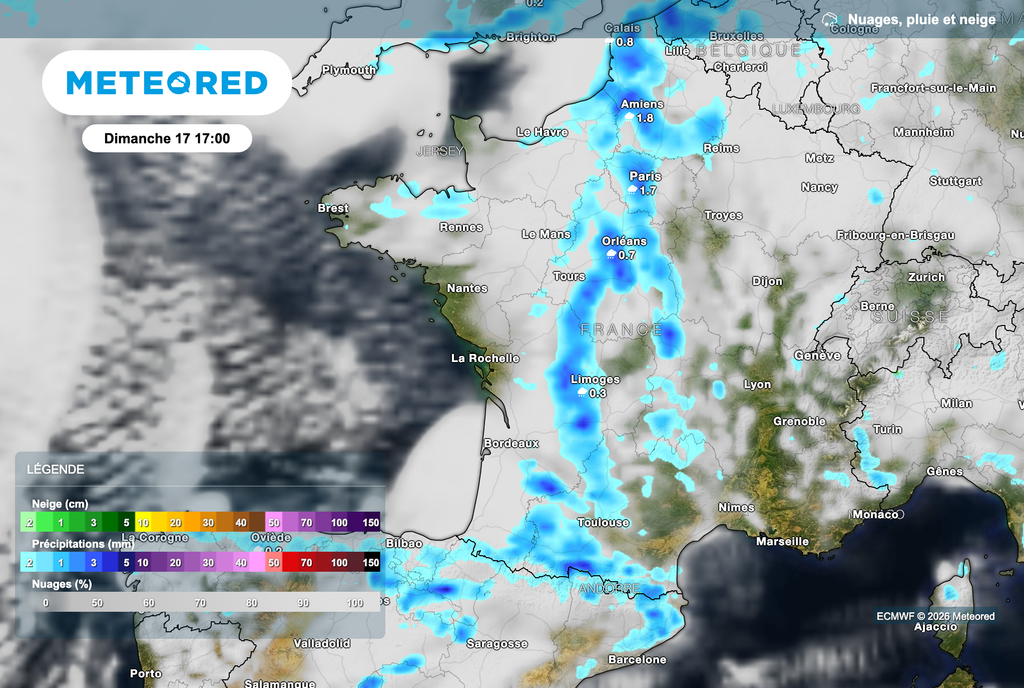 De nouvelles pluies attendues dimanche en région parisienne.