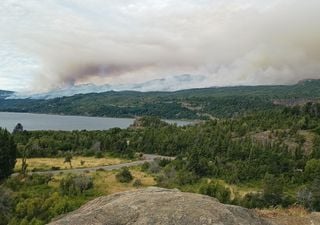 Parque Nacional Los Alerces: brigadistas luchan contra el fuego ante condiciones climáticas desfavorables