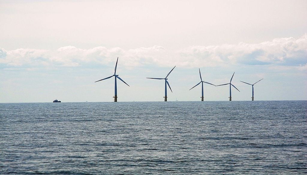Aerogeneradores marinos. Las turbinas eólicas pueden tener impactos climáticos y, por lo tanto, requieren una planificación cuidadosa. Foto: Hereon/Sabine Billerbeck