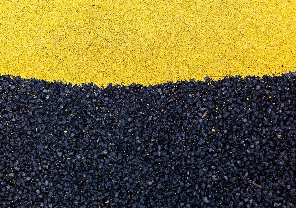 superfície de borracha