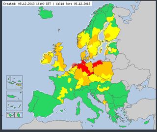Parte de Europa tiembla ante una profunda e intensa borrasca
