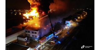 Parte del centro logístico de datos de Météociel ardió ayer