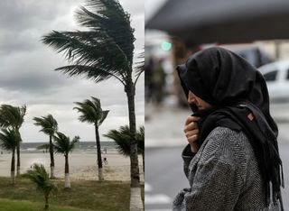 Partes de SP e RJ terão aumento dos ventos, chuva e frio com frente fria; confira a previsão