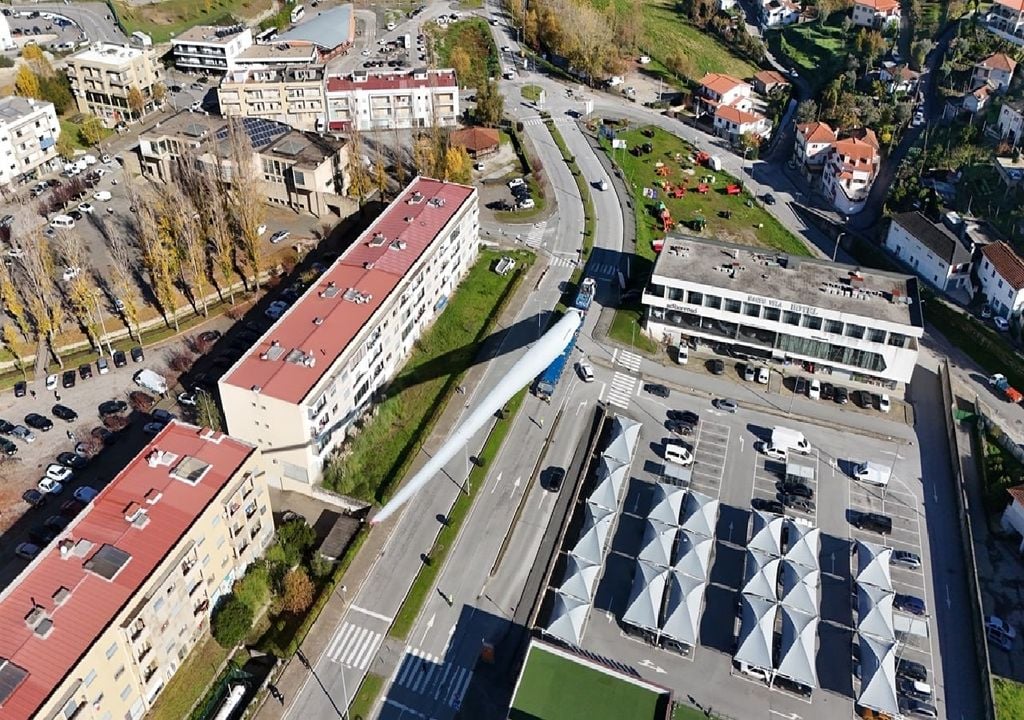 transporte de pás para o parque eólico do Tâmega transporte de pás para o parque eólico do Tâmega