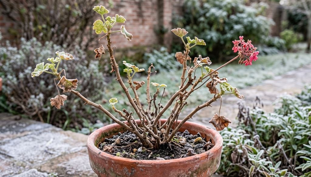plantas Durante el invierno, el frío y la humedad suelen dejar a los malvones con ramas despobladas y apariencia débil.
