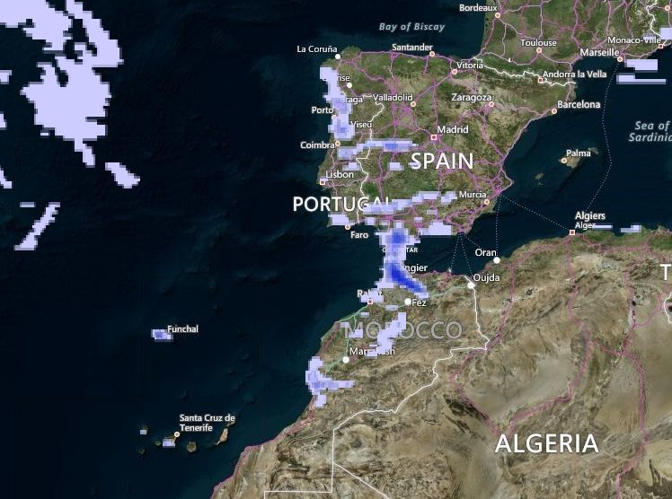 Paso De Un Tren De Borrascas Por El Sur: Temporal De Viento, Lluvia Y Marítimo Paso De Un Tren De Borrascas Por El Sur: Temporal De Viento, Lluvia Y Marítimo