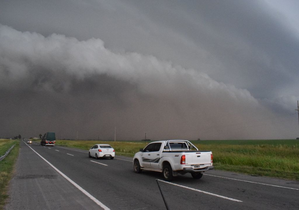 Pampero Córdoba tormenta Río Cuarto