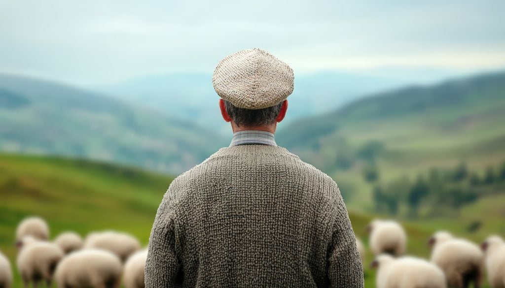 O envelhecimento dos pastores é crítico. A dureza do trabalho afasta os jovens, colocando a profissão em risco de desaparecer. Foto: Adobe Stock