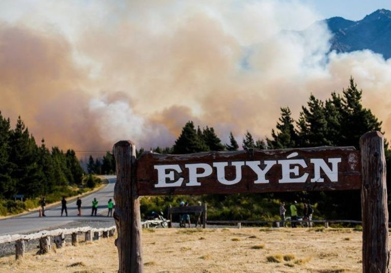 Incendios Chubut altas temperaturas récord Incendios Chubut altas temperaturas récord