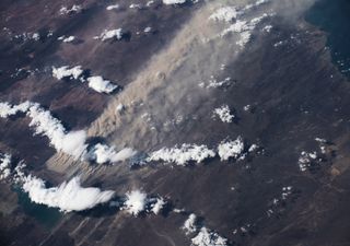 Patagonia: El lago desaparecido que genera enormes tormentas de arena