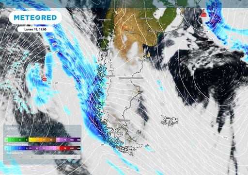 Patagonia: frente fr&iacute;o dominar&aacute; la situaci&oacute;n en la primera parte de la semana, mientras el viento se sentir&aacute; con fuerza