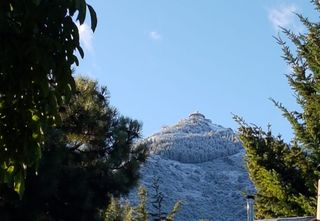 Patagonia norte: Nieve en medio del verano