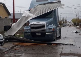 Patagonia: temporal de viento con ráfagas que superaron los 100 km/h