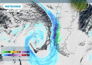 Patagonia: vuelven las r&aacute;fagas de hasta 90 km/h mientras otro frente se acerca a la cordillera