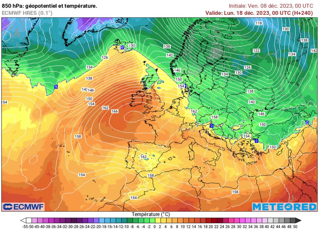 La patate anticyclonique s'installera pour plusieurs jours sur la France.