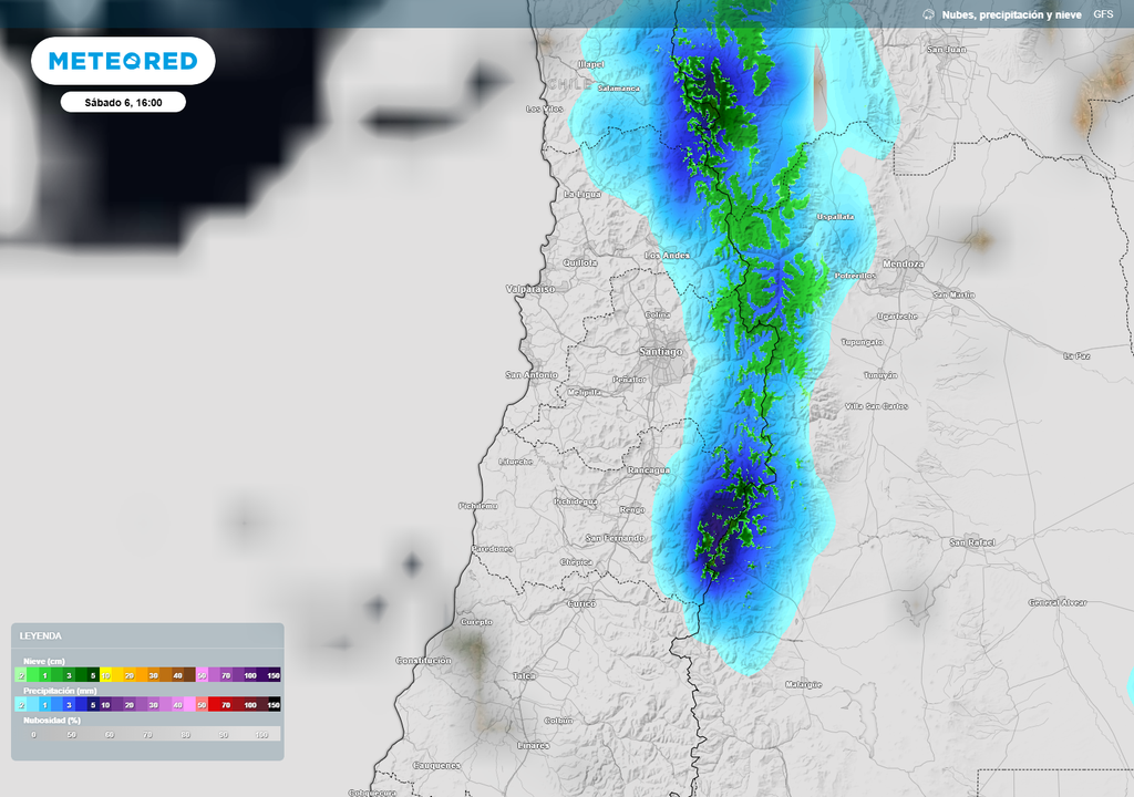 precipitación prevista