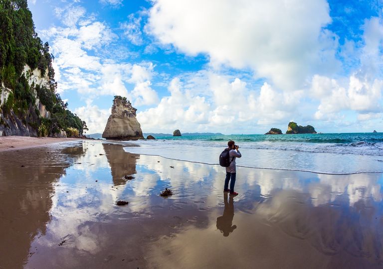 Fotógrafo en la playa Fotógrafo en la playa