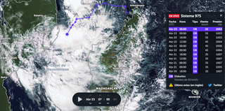 Pendientes de la formación de un ciclón tropical adverso