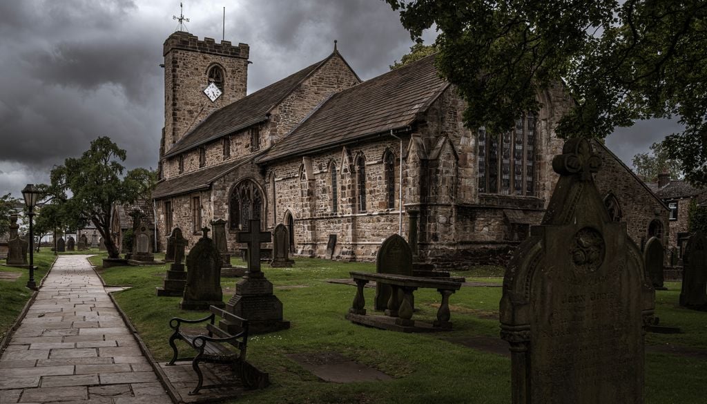 La iglesia de St Mary, en Newchurch es un histórico templo parroquial anglicano famoso por sus vínculos con los juicios de las brujas de Pendle de 1612.