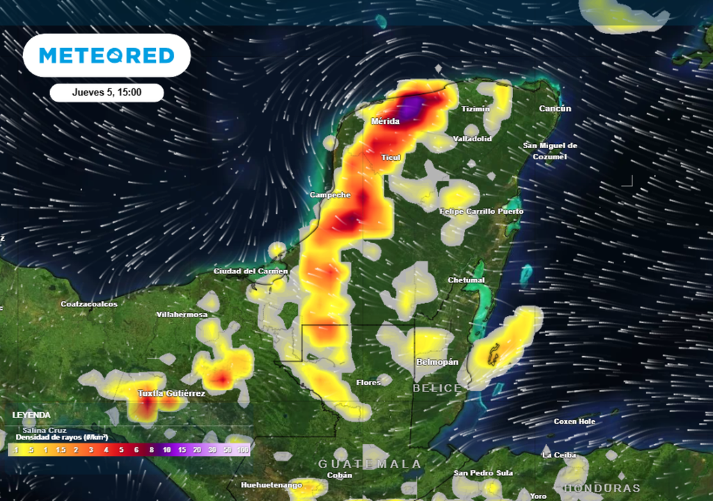 Tormentas Las tormentas de esta semana podrían venir acompañadas de viento fuerte y granizo.