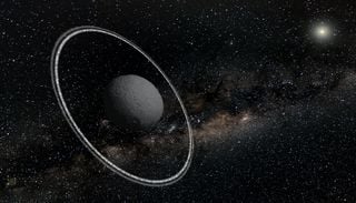 Per stupirsi non servono buchi neri o supernove: basta un “sasso” di 250 km con due anelli