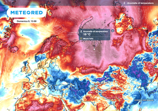 Nonostante il blocco scandinavo, niente freddo intenso sull'Italia: possibili sorprese con gelo e neve a fine febbraio?