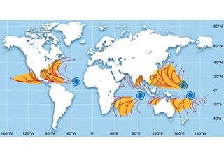 El muro invisible: por qué los huracanes nunca cruzan el ecuador
