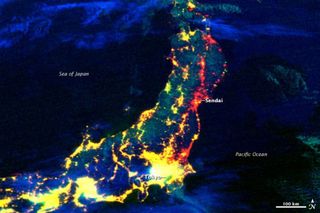 Perdidas de electricidad en el noreste de Japón por el terremoto de marzo de 2011