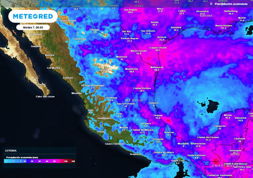 Periodo de tormentas y granizadas comenzar&aacute; este fin de semana en M&eacute;xico por influencia de nuevo frente fr&iacute;o
