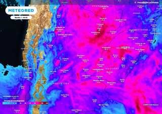 Persistencia de la inestabilidad: lluvias y tormentas afectarán el centro y norte de Argentina durante varios días