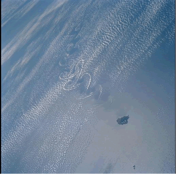 Perturbaciones y ondas a sotavento generadas por islas oceánicas: Tipos y Ejemplos ( y II)