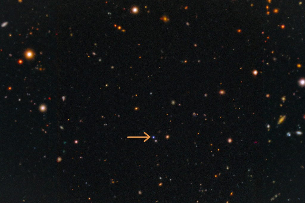 Uma estrela que chegou ao final de sua vida conseguiu emitir um jato que fracassou e isso pode explicar origem de um fenômeno misterioso no Universo. Crédito: Gemini Observatory/NOIRLab