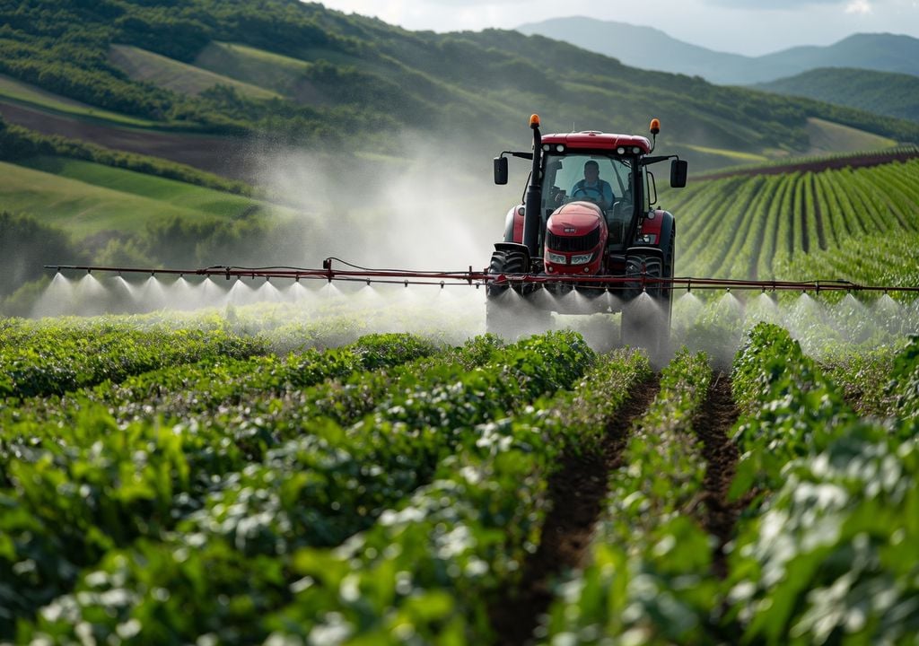 Pesticidas en frutas y verduras.