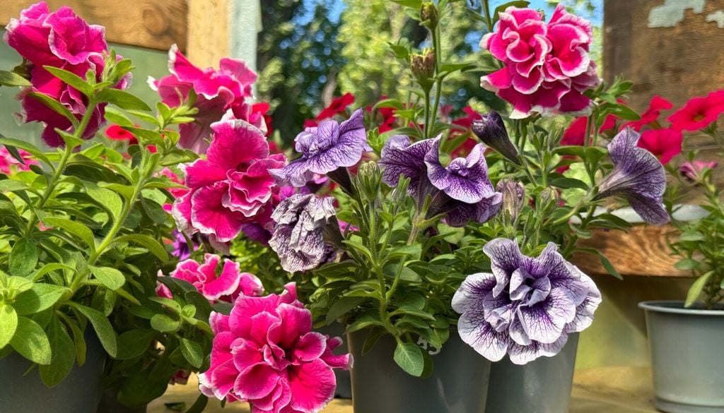 Petunie a fiore doppio